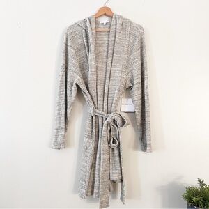 NEW Beyond Yoga Wrap Cardigan Sweater Womens Heather Gray  Hoodie Size 2X NWT.